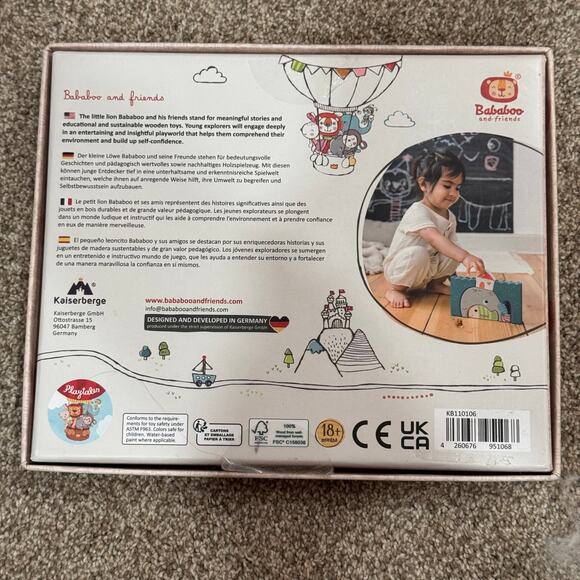 My First Puzzle Happy Wilma Wooden Pieces 5 pcs 18+ Months Made in Germany - Picture 4 of 8